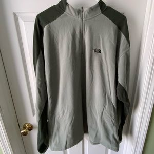 Men’s The North Face XL fleece light/dark green
